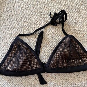 Xhilaration Black Mesh bikini top